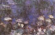Claude Monet Waterlilies(Green Reflections) (mk09) Spain oil painting artist